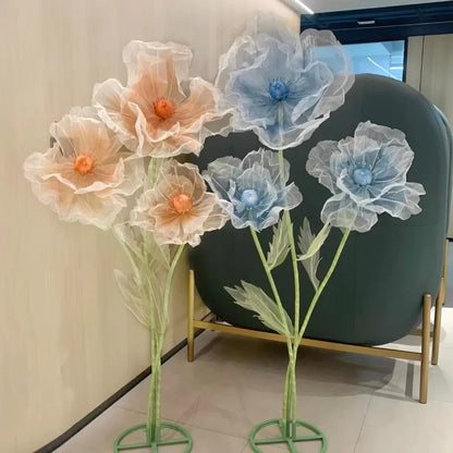 Artificial Flower Silk Poppy