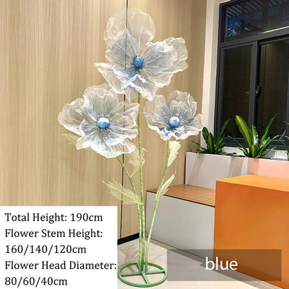 Artificial Flower Silk Poppy