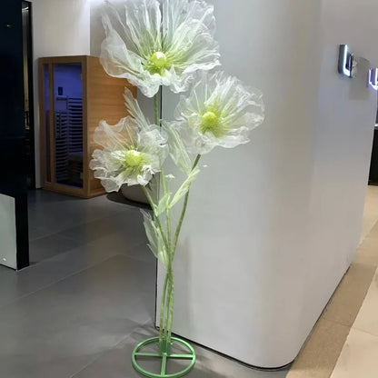 Artificial Flower Silk Poppy