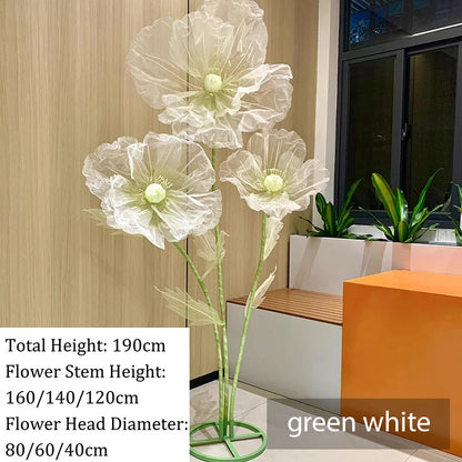 Artificial Flower Silk Poppy