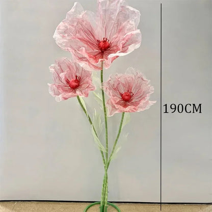 Artificial Flower Silk Poppy