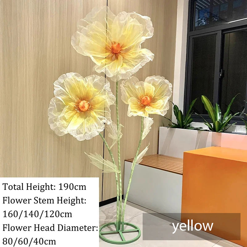 Artificial Flower Silk Poppy