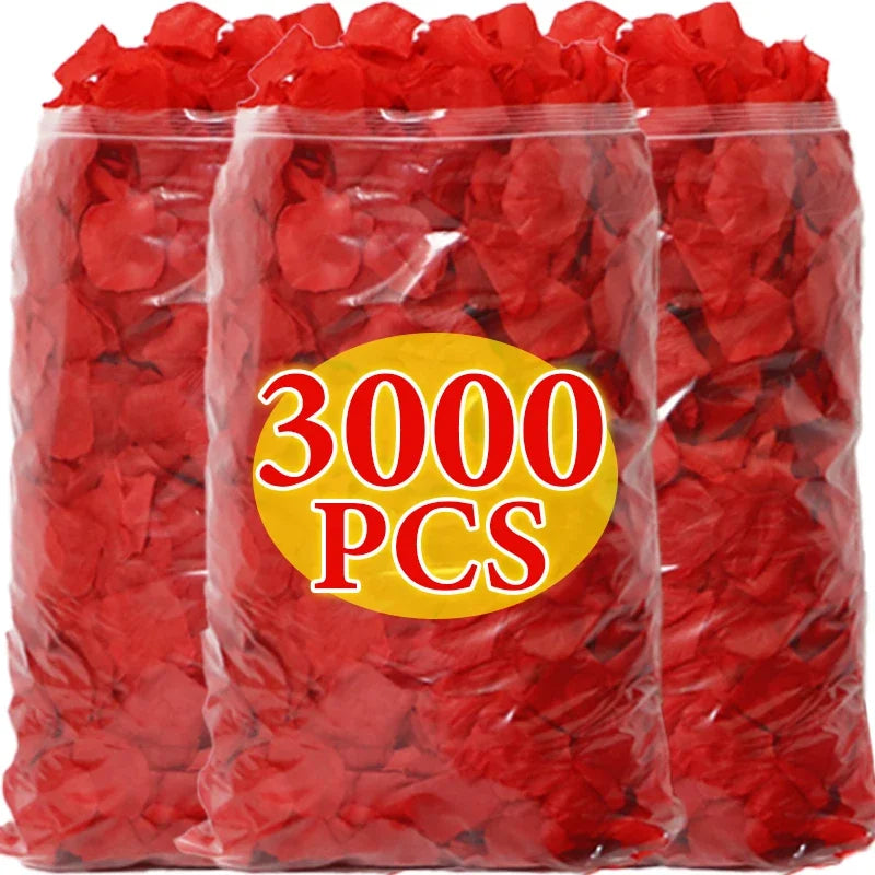 Artificial Red Rose Petals for Romantic Decor