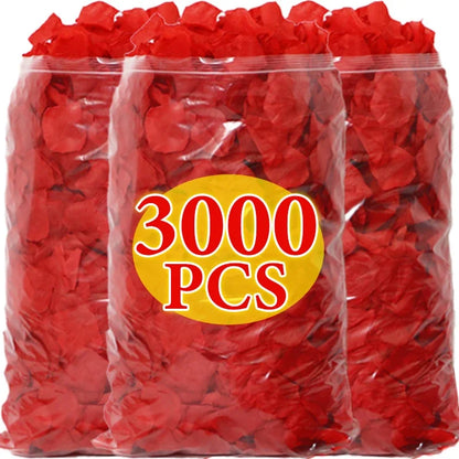 Artificial Red Rose Petals for Romantic Decor