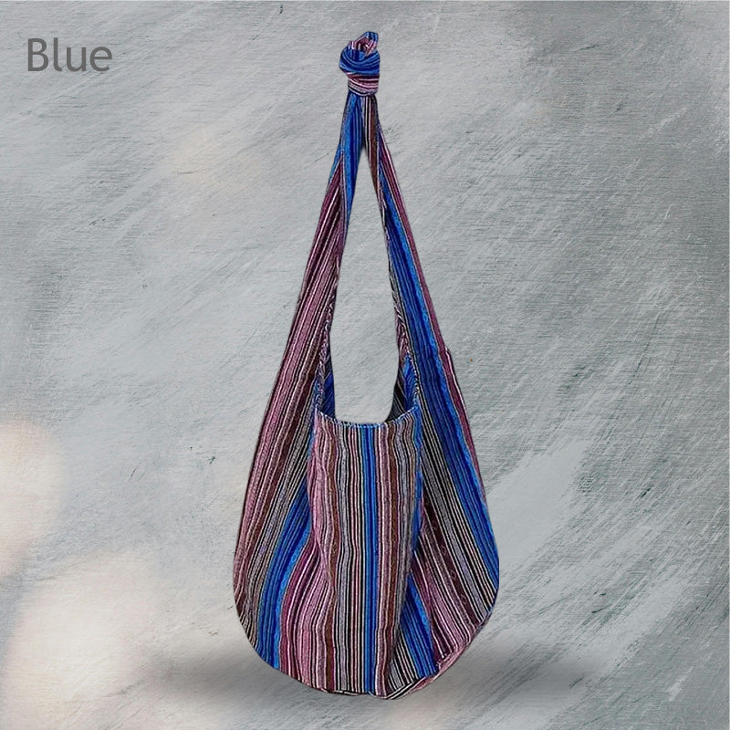 Bohemian Canvas Hobo Bag