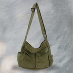 Canvas Casual Hobo Bag