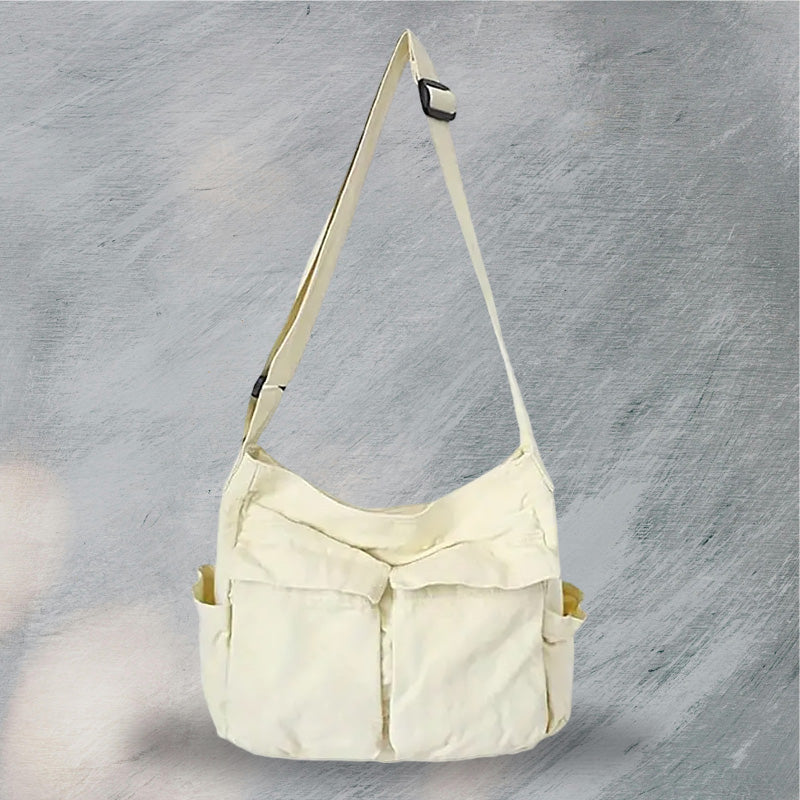 Canvas Casual Hobo Bag