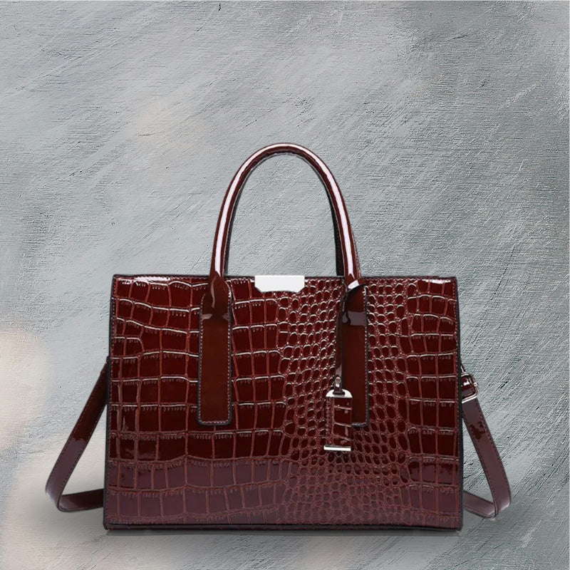 Cherry Crocodile Designer Bag