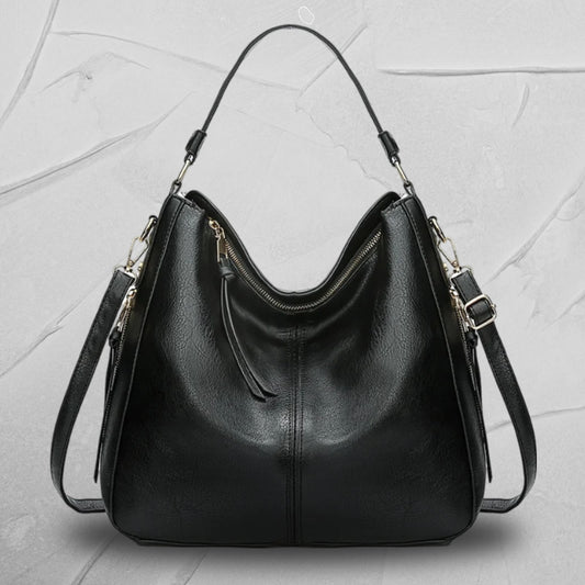 Fashion Women's Hobo Leather Bag black