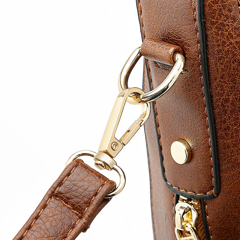 Fashion Women's Hobo Leather Bag details 4