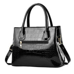 Glossy Alligator Designer Bag