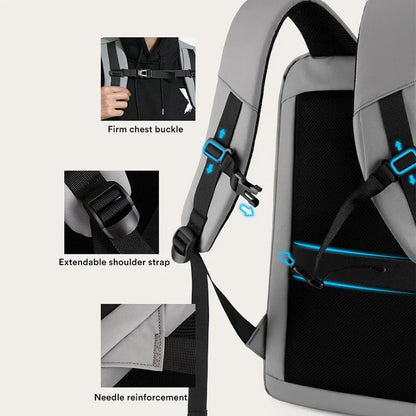 Men's Stylish Hard Shell Backpack small details
