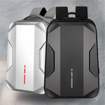 Men's Stylish Hard Shell Backpack both colors black and white