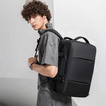 Men's Stylish Expandable Backpack man carrying