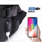 Men's Stylish Expandable Backpackusb charge