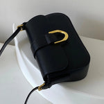 Trendy Women’s Retro Leather Bag black second view