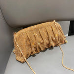 Trendy Women’s Shiny Clutch Bag gold