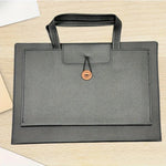 Unisex Lightweight Laptop Briefcase black color