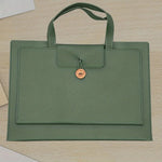 Unisex Lightweight Laptop Briefcase green color