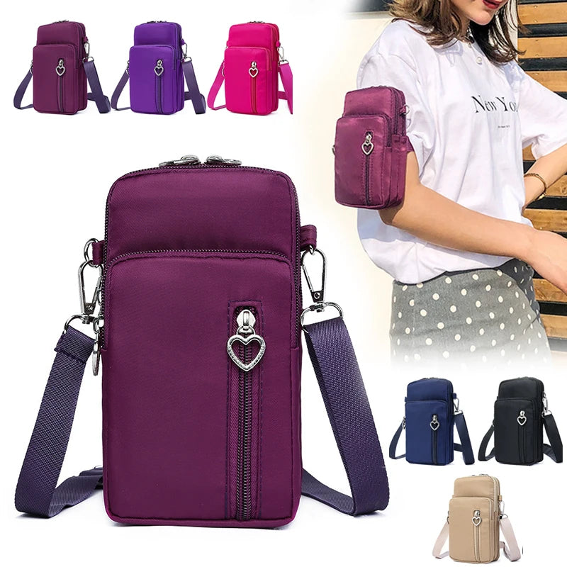 Women’s Nylon Crossbody Mini Bag colors