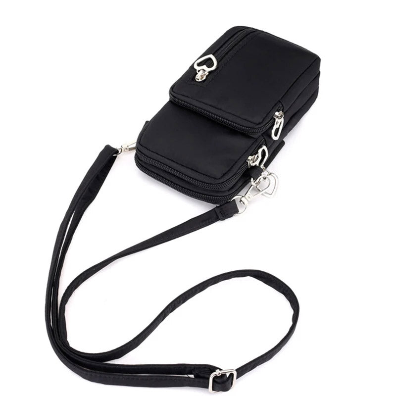 Women’s Nylon Crossbody Mini Bag black