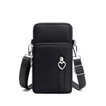 Women’s Nylon Crossbody Mini Bag Black