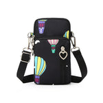 Women’s Nylon Crossbody Mini Bag BlackBalloon