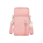 Women’s Nylon Crossbody Mini Bag Pink