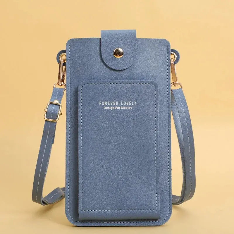 Women’s Touchscreen Crossbody Mini Bag Blue