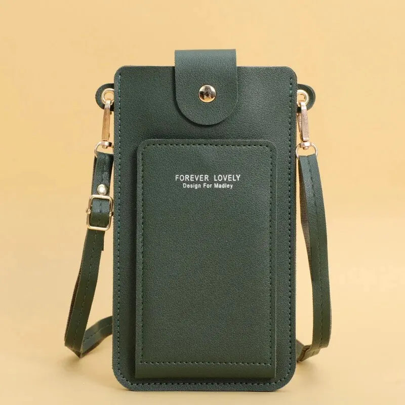 Women’s Touchscreen Crossbody Mini Bag Green