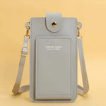 Women’s Touchscreen Crossbody Mini Bag Grey