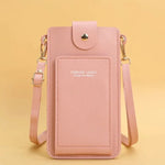 Women’s Touchscreen Crossbody Mini Bag Pink