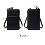 Women's Zip-Closure Crossbody Mini Bag black