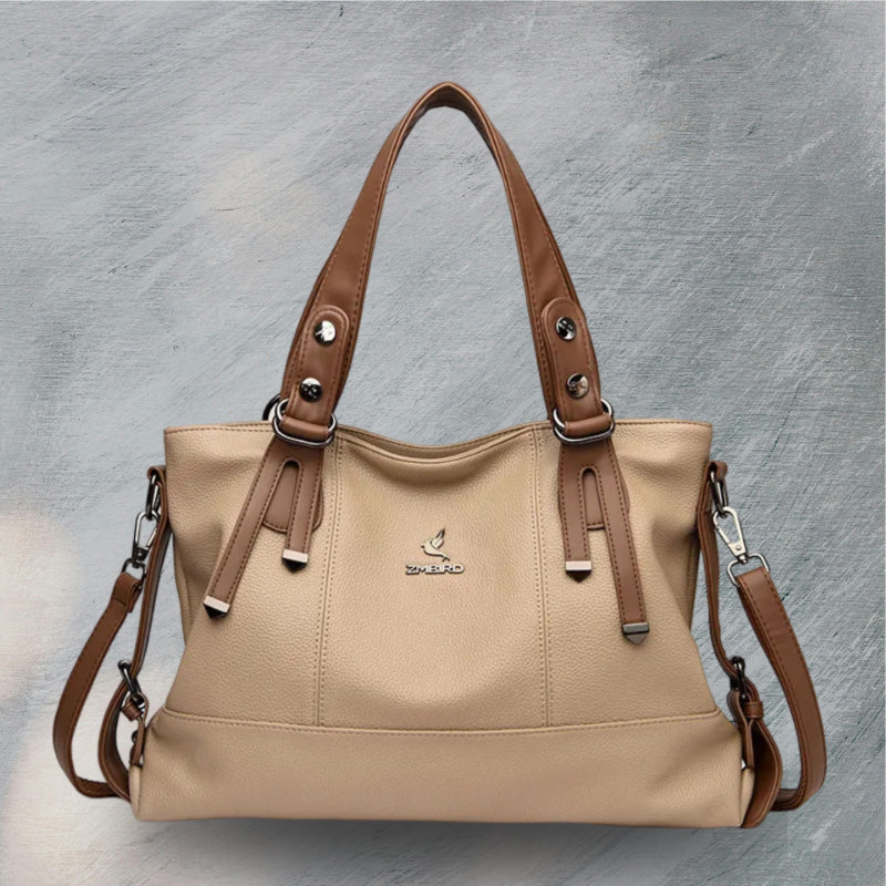 ZMBird Women's Luxury Vintage Bag in beige color