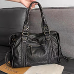 Trendy Women's Vintage Washed Leather Bag main view